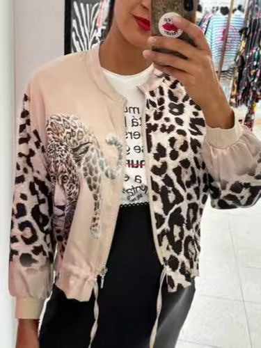 Leopard Casual Others Jacket - Just Fashion Now - Modalova