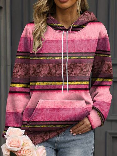 Casual Loose Ethnic Sweatshirt - Just Fashion Now - Modalova