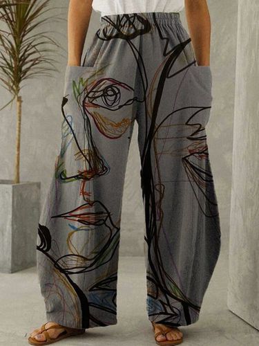 Pastoral Pockets Pants - Just Fashion Now - Modalova