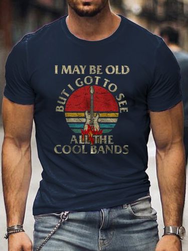 I May Be Old Men's T-shirt - Modetalente - Modalova