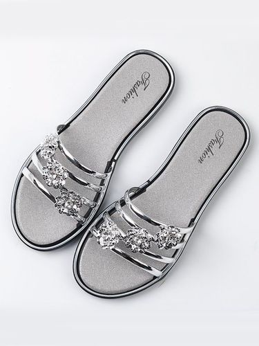Women's Summer Fashion Flower Beach Shoes Sandals Flat Casual Flip Flop - Just Fashion Now UK - Modalova