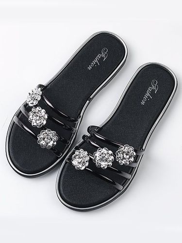 Women's Summer Fashion Flower Beach Shoes Sandals Flat Casual Flip Flop - Just Fashion Now UK - Modalova
