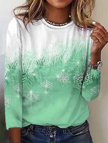 Casual Christmas Long sleeve T-Shirt - Just Fashion Now - Modalova