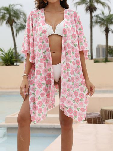 Printing Vacation Floral Coverup - Just Fashion Now - Modalova