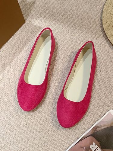 Multi-color Selection Velvet Simple Flat Shoes - Modetalente - Modalova