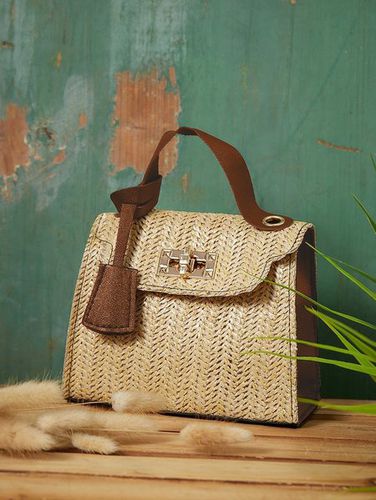 Urban Casual Straw Woven Messenger Bag Women's Handbag Vacation Daily - Just Fashion Now - Modalova