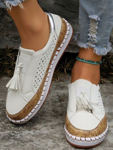 Slide Hollow-Out Round Toe Casual Women Sneakers - Just Fashion Now - Modalova