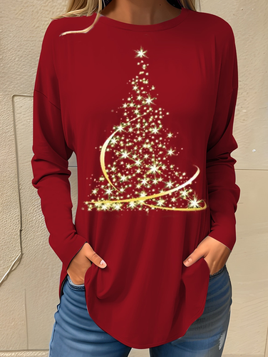 Loose Christmas Casual T-Shirt - Modetalente - Modalova