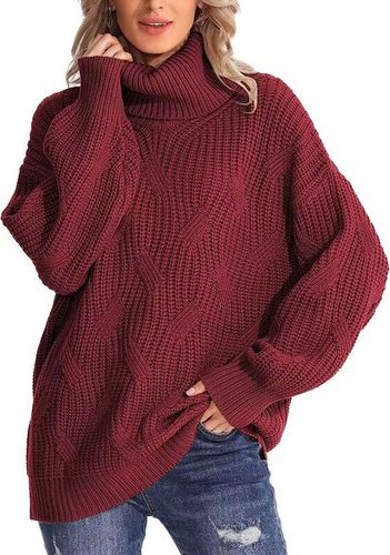 Casual Turtleneck Regular Fit Wool/Knitting Sweater - Just Fashion Now - Modalova