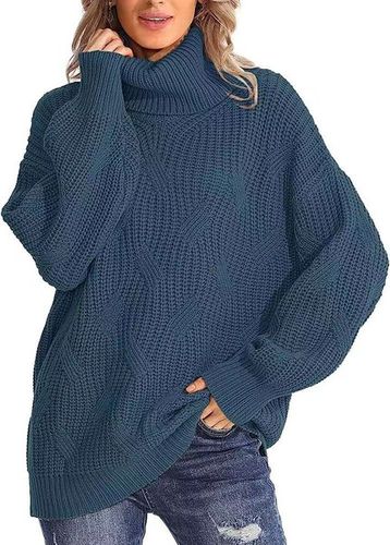 Casual Turtleneck Regular Fit Wool/Knitting Sweater - Just Fashion Now - Modalova