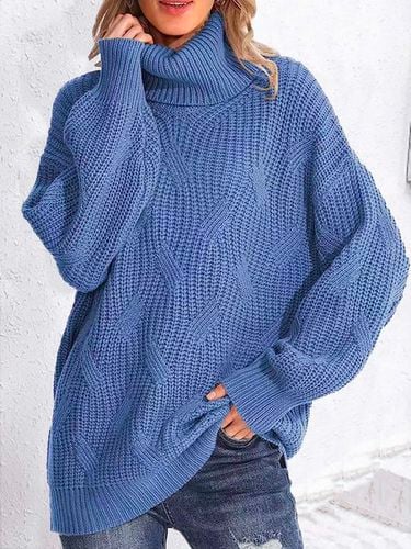 Casual Turtleneck Regular Fit Wool/Knitting Sweater - Just Fashion Now - Modalova