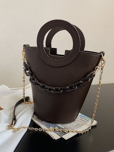 Fashion Ring Handbag Chain Crossbody Bucket Bag - Just Fashion Now - Modalova