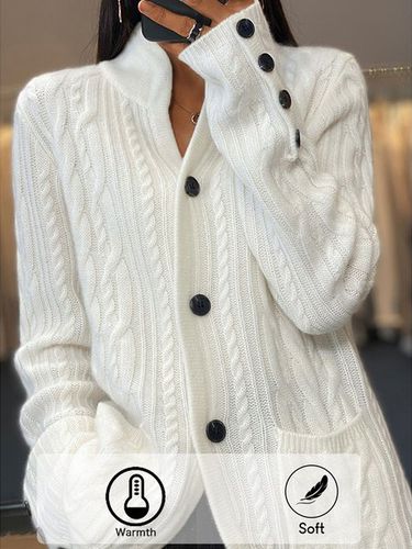 Loose Wool/Knitting Casual Cardigan（Can Be Worn Up To A Weight Of 130 Pounds) - Just Fashion Now - Modalova