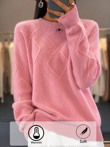 Plain Casual Sweater（Can Be Worn Up To A Weight Of 130Pounds) - Just Fashion Now - Modalova