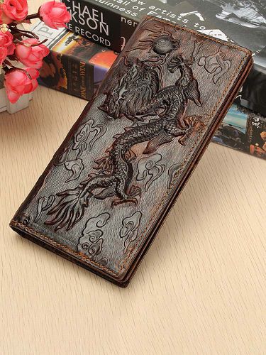 Men Dragon Wallet Card Holder Purse - Newchic - Modalova