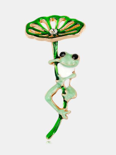 Fashion Wild Cartoon Brooch Personality Frog Brooch Women Animals Brooch - Newchic - Modalova