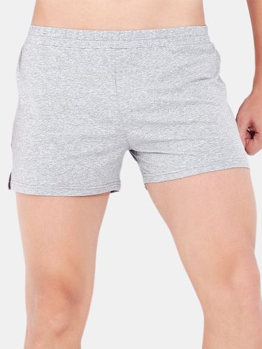 Plain Color Cotton Cozy Lounge Breathable Sleepwear Mini Sport Shorts - Newchic - Modalova