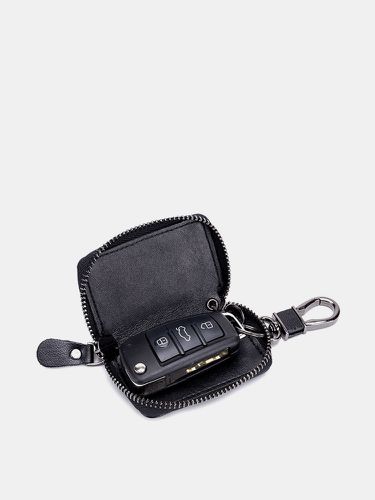 Men Genuine Leather Car Key Holder Key Bag - Newchic - Modalova
