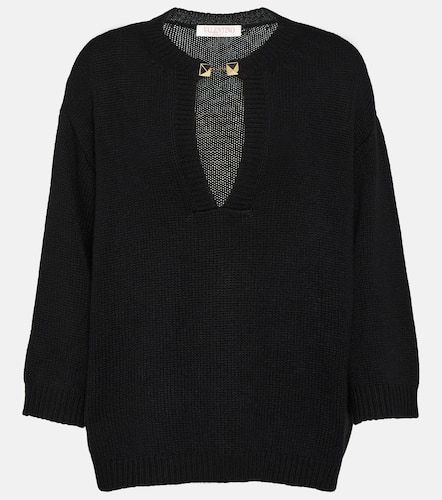 Valentino Rockstud cashmere sweater - Valentino - Modalova