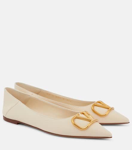 VLogo Signature leather ballet flats - Valentino Garavani - Modalova