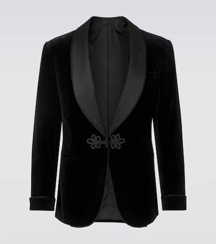 Blazer de terciopelo de algodón - Ralph Lauren Purple Label - Modalova