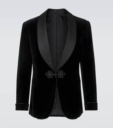 Cotton velvet blazer - Ralph Lauren Purple Label - Modalova