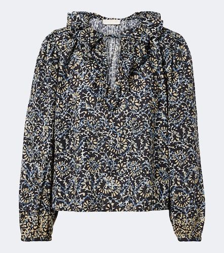 Siena printed ruffled cotton-blend top - Ulla Johnson - Modalova