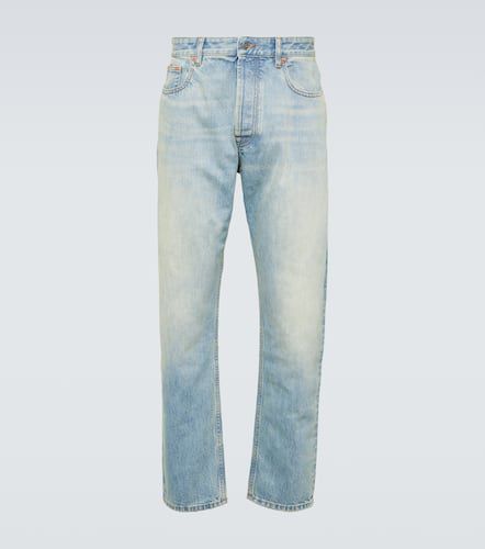Jeans rectos cropped de tiro medio - Valentino - Modalova