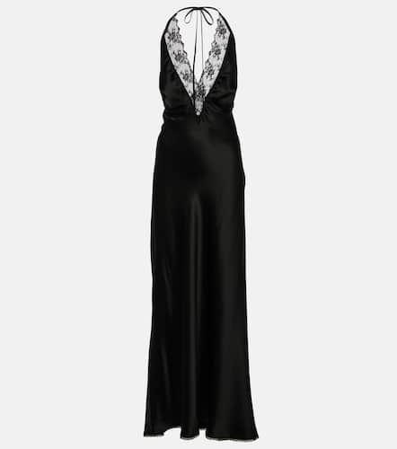 SIR Aries lace-trimmed silk gown - SIR - Modalova