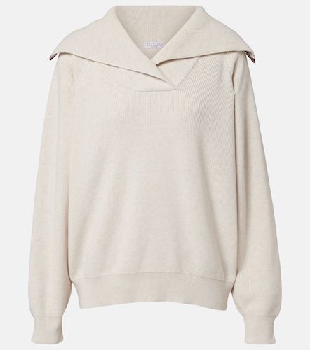 Pullover Monili in cotone - Brunello Cucinelli - Modalova