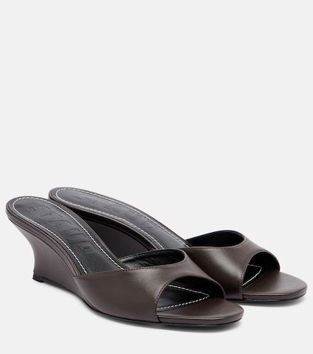 Staud Brigitte leather wedge mules - Staud - Modalova