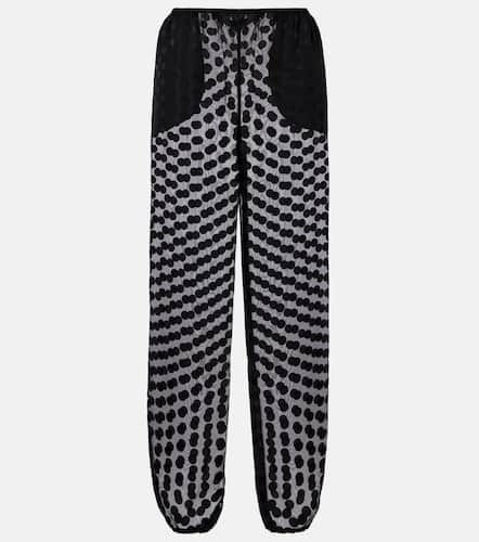 Pantaloni trasparenti a gamba larga Orissa a pois - The Frankie Shop - Modalova