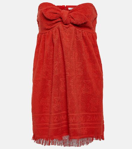 Vestido corto Alight de felpa de algodón - Zimmermann - Modalova