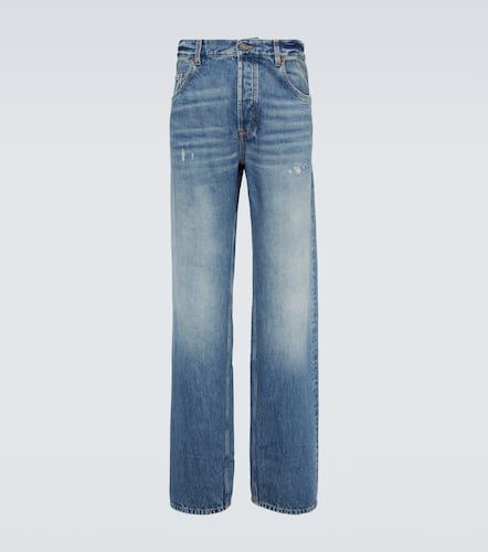 Jeans rectos de tiro bajo - Saint Laurent - Modalova