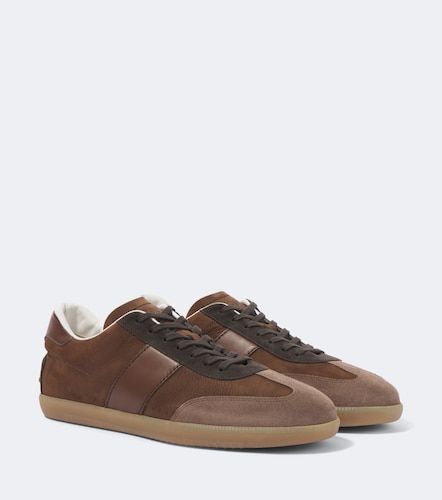 Tabs leather and suede sneakers - Tod's - Modalova