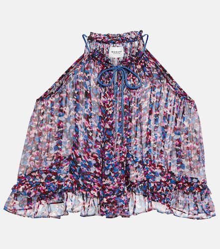 Fabino printed georgette top - Marant Etoile - Modalova