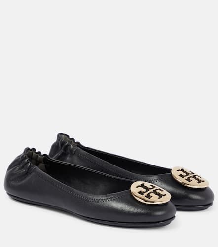 Minnie leather ballet flats - Tory Burch - Modalova