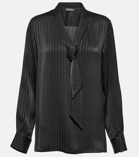Kya striped jacquard silk shirt - Loro Piana - Modalova
