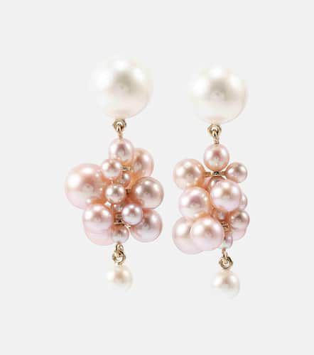 Botticelli 14kt gold earrings with pearls - Sophie Bille Brahe - Modalova