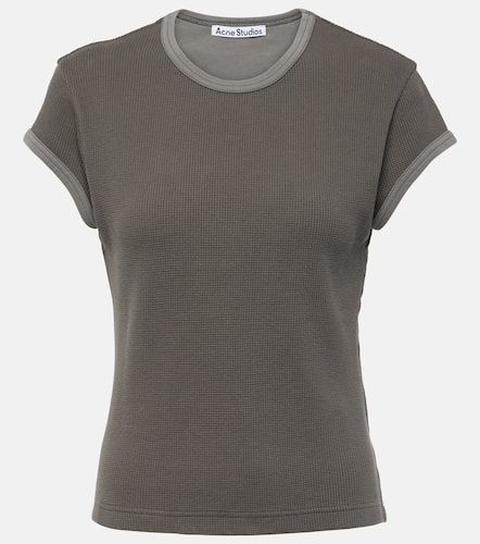 T-shirt in maglia di cotone - Acne Studios - Modalova