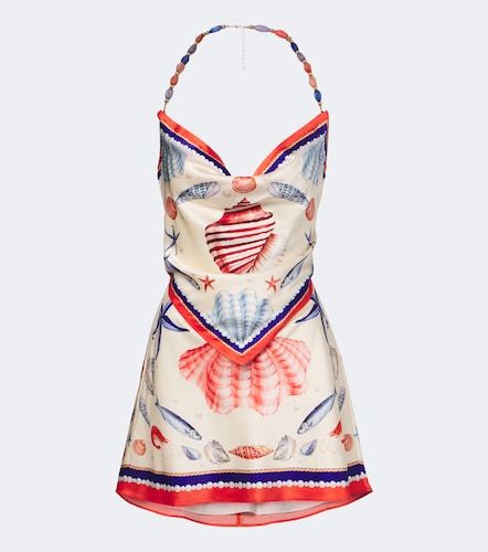 Retrofête Abito corto Creta in satin misto seta - Retrofete - Modalova