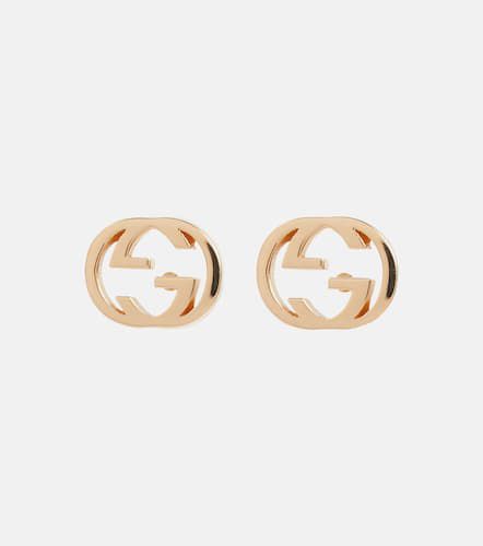 Pendientes Interlocking G de oro de 18 ct - Gucci - Modalova