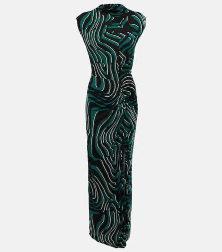 Printed fitted maxi dress - Diane von Furstenberg - Modalova