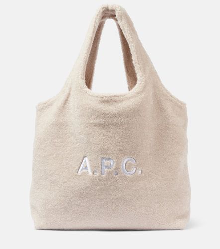 Tote Ninon de borrego sintético con logo - A.P.C. - Modalova