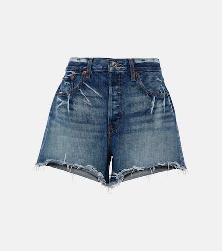 Shorts di jeans a vita bassa - Re/Done - Modalova