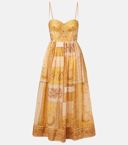 Vestido corsé Lucky de algodón fruncido - Zimmermann - Modalova
