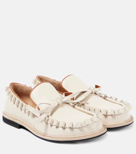 Mocasines de piel con volantes - JW Anderson - Modalova