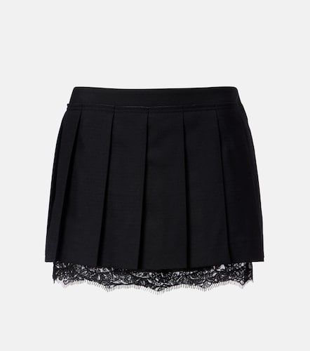 Minifalda Inbora plisada con encaje - Acne Studios - Modalova