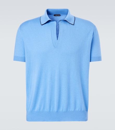 Tom Ford Polo de algodón y seda - Tom Ford - Modalova