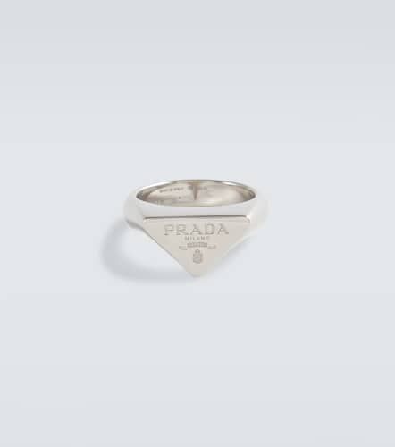 Ring aus Sterlingsilber mit Logo - Prada - Modalova